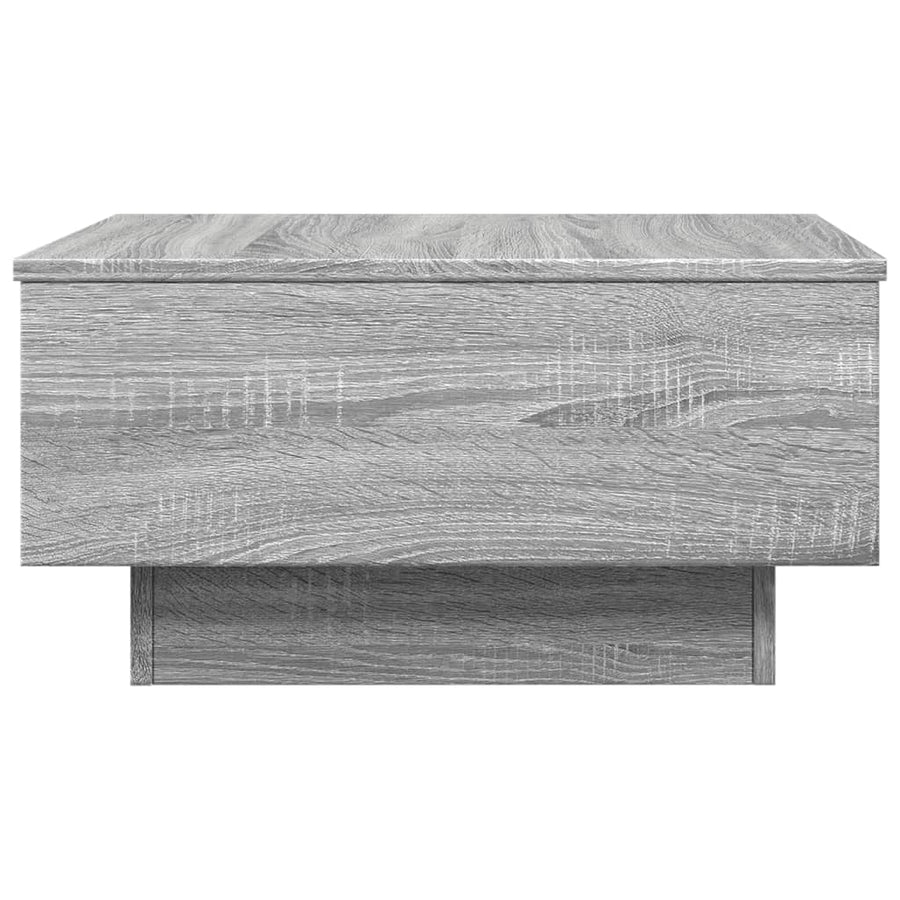 Salontafel 60x45x31 cm bewerkt hout grijs sonoma eikenkleurig