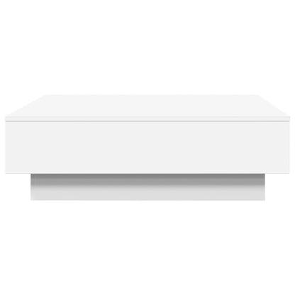 Salontafel 90x90x28 cm spaanplaat wit