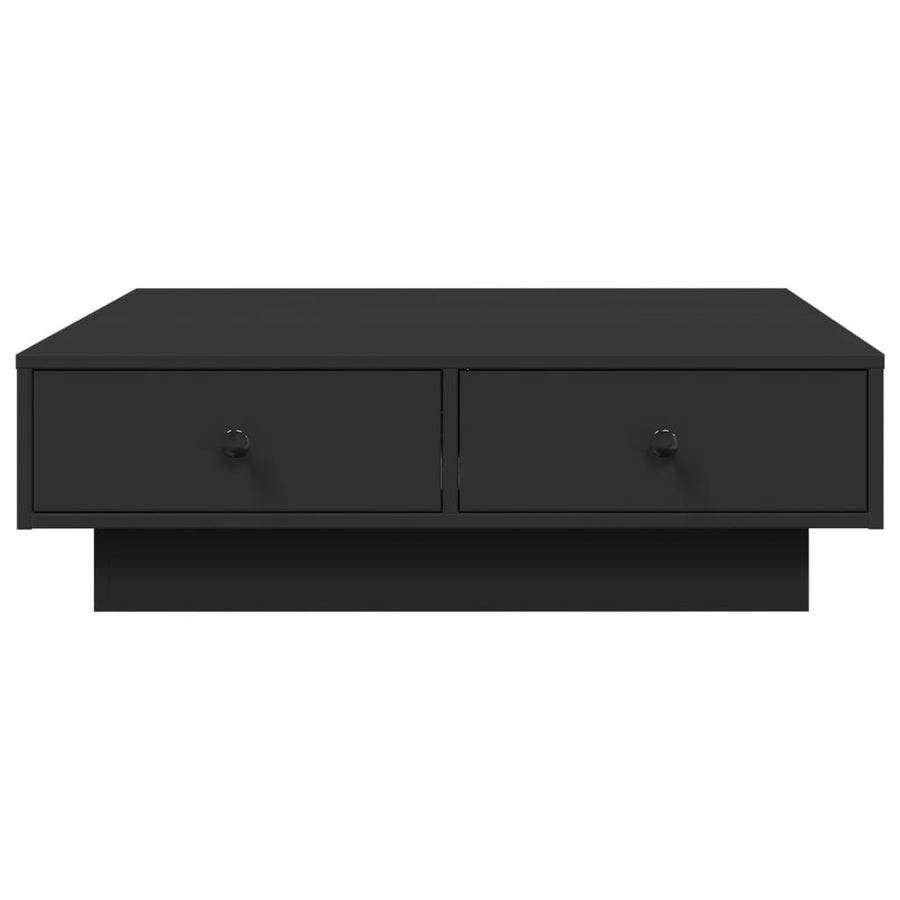 Salontafel 90x90x28 cm spaanplaat zwart