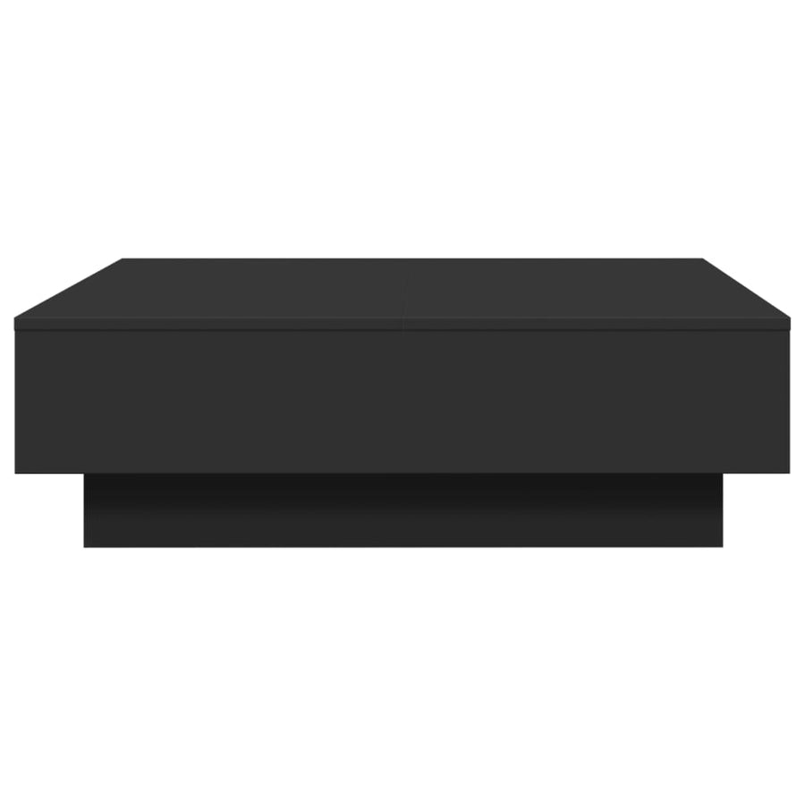 Salontafel 90x90x28 cm spaanplaat zwart