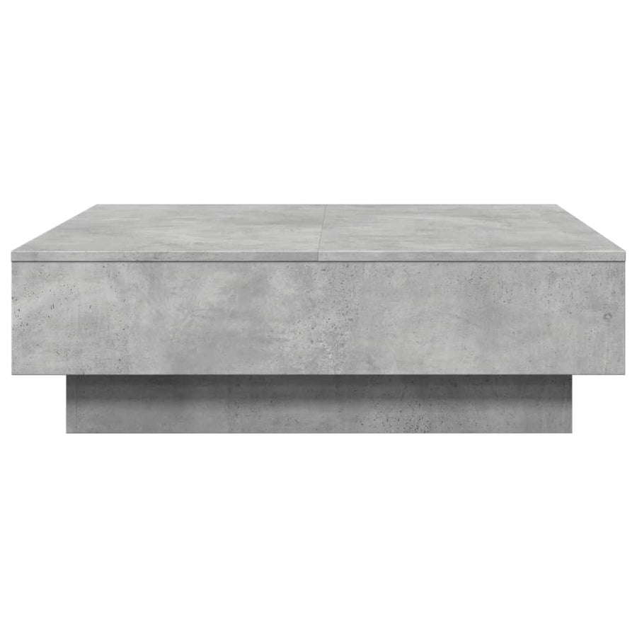 Salontafel 90x90x28 cm spaanplaat betongrijs
