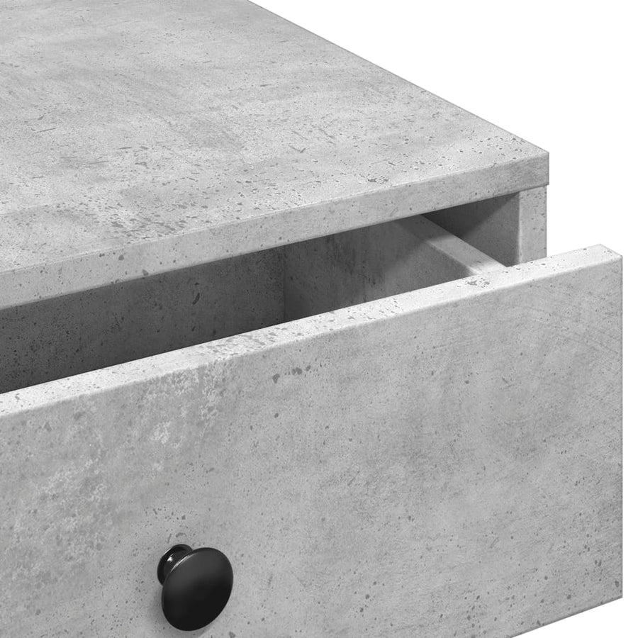 Salontafel 90x90x28 cm spaanplaat betongrijs