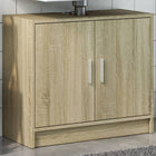Vanity unit 63x29x55 cm engineered wood Sonoma oak colour