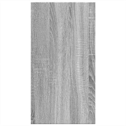 Wastafelkast 63x29x55 cm bewerkt hout grijs sonoma eikenkleurig