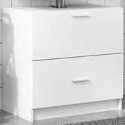 Wastafelkast 59x37x59 cm bewerkt hout wit
