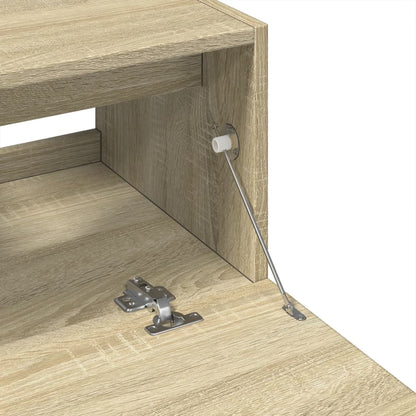 Wastafelkast 59x37x59 cm bewerkt hout sonoma eikenkleurig