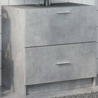 Bathroom cabinet 59x37x59 cm engineered wood concrete grey