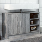 Washbasin Cabinet 90x29x55 cm Engineered Wood Grey Sonoma Oak