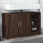 Bathroom Cabinet 90x29x55 cm Engineered Wood Brown Oak-colored