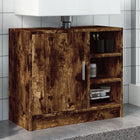 Bathroom cabinet 63x29x55 cm engineered wood smoked oak