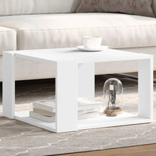 Salontafel 51,5x51,5x30 cm bewerkt hout wit