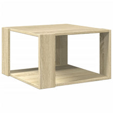 Salontafel 51,5x51,5x30 cm bewerkt hout sonoma eikenkleurig