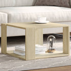 Coffee table 51.5x51.5x30 cm engineered wood Sonoma oak colour