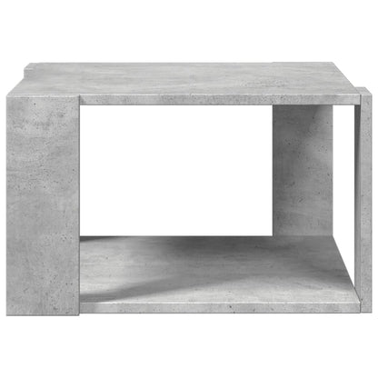 Salontafel 51,5x51,5x30 cm bewerkt hout betongrijs