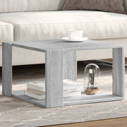 Salontafel 51,5x51,5x30 cm bewerkt hout grijs