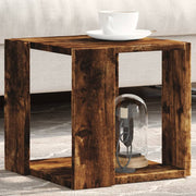 Coffee table 32x32x30 cm engineered wood smoked oak look