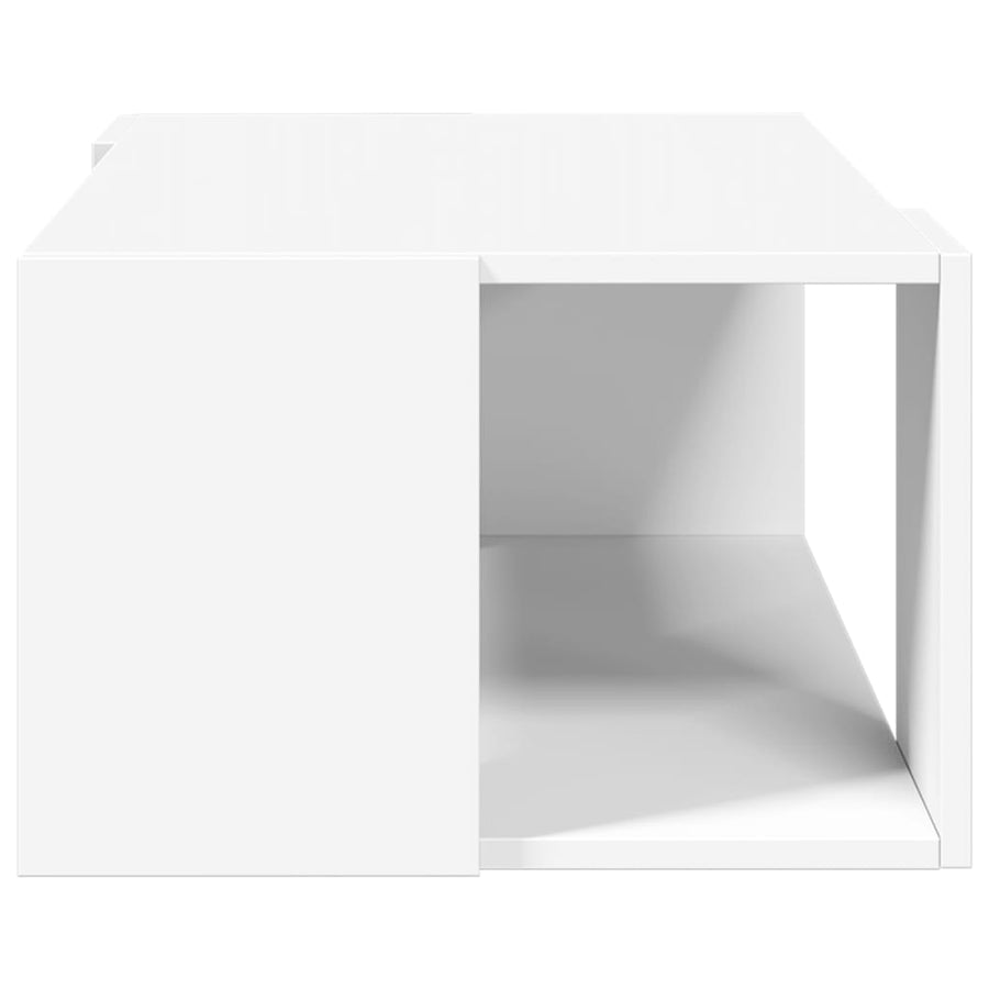 Salontafel 89,5x48x30 cm bewerkt hout wit