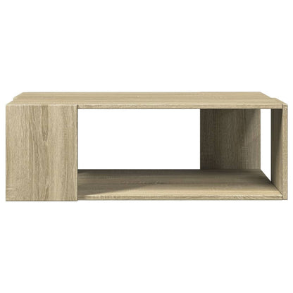 Salontafel 89,5x48x30 cm bewerkt hout sonoma eikenkleurig
