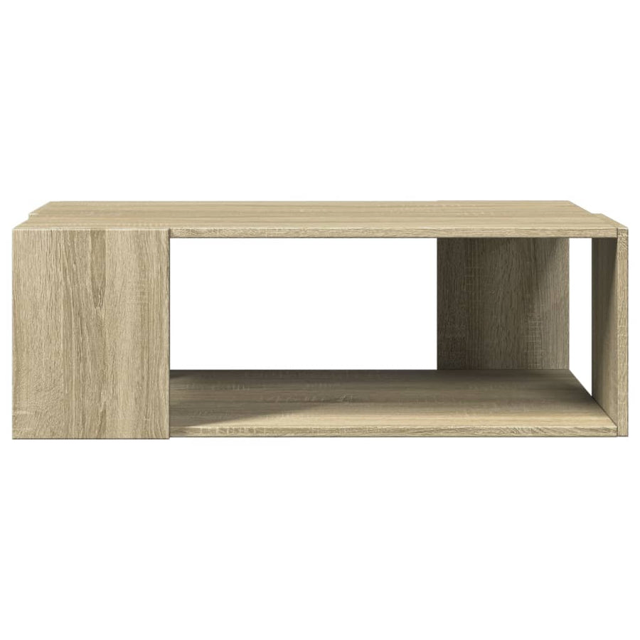 Salontafel 89,5x48x30 cm bewerkt hout sonoma eikenkleurig