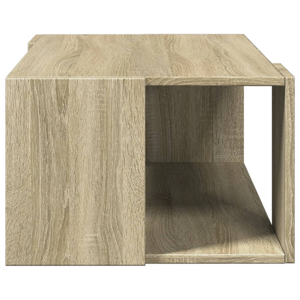Salontafel 89,5x48x30 cm bewerkt hout sonoma eikenkleurig