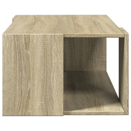 Salontafel 89,5x48x30 cm bewerkt hout sonoma eikenkleurig
