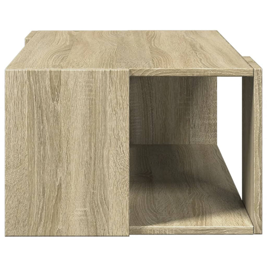 Salontafel 89,5x48x30 cm bewerkt hout sonoma eikenkleurig