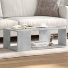 Salontafel bewerkt hout 89,5x48x30 cm betongrijs