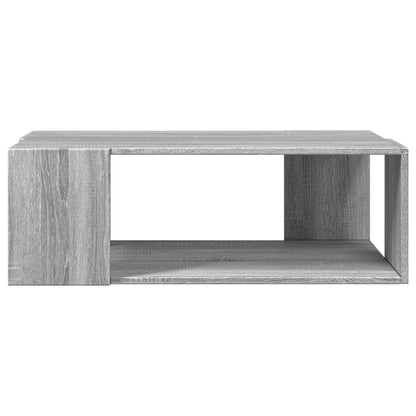 Salontafel 89,5x48x30 cm bewerkt hout grijs sonoma eikenkleurig