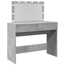 Kaptafel met LED-verlichting 100x40x120 cm betongrijs