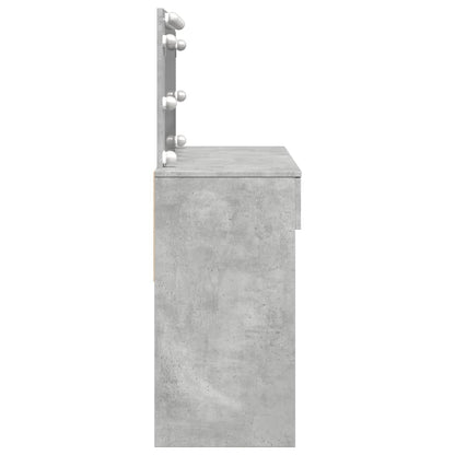 Kaptafel met LED-verlichting 100x40x120 cm betongrijs