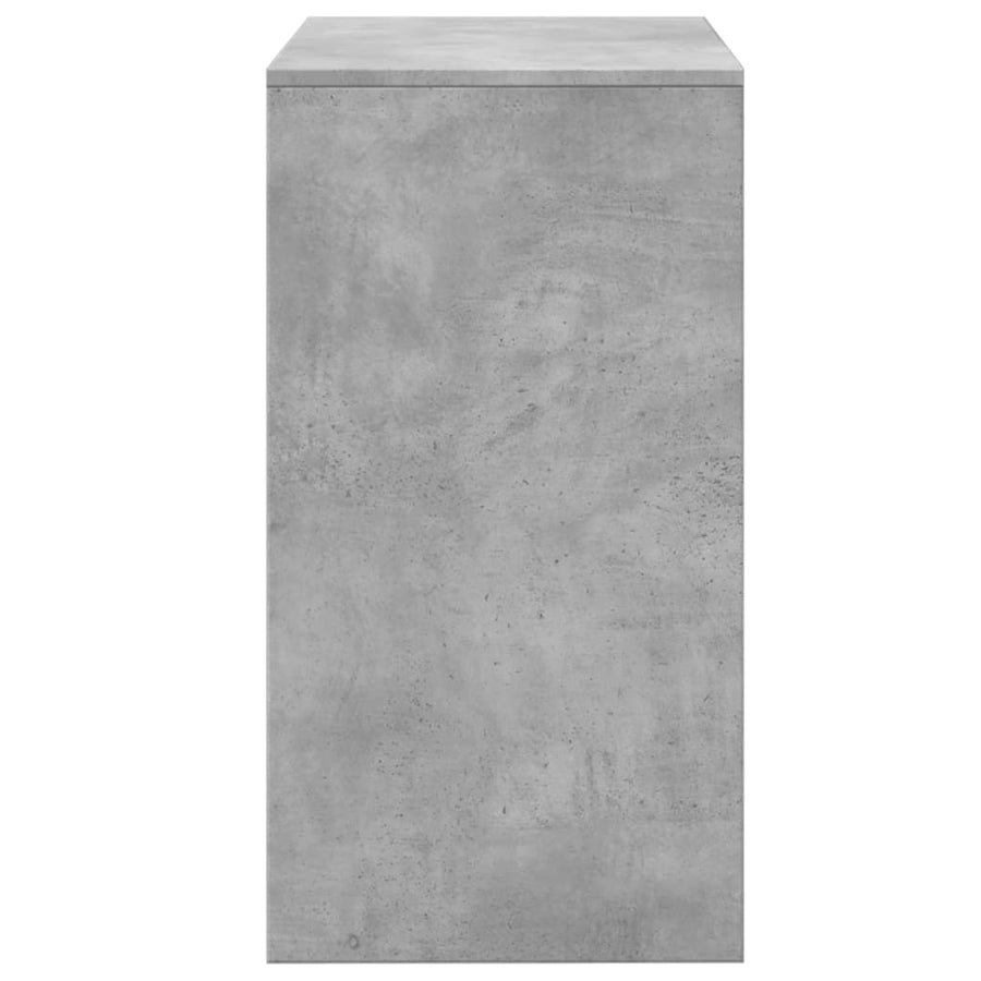 Kaptafel met krukje 60x40x113,5 cm betongrijs
