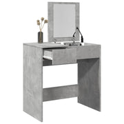 Kaptafel 73x46,5x120 cm betongrijs bewerkt hout