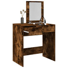 Kaptafel 73x46,5x120 cm gerookt eiken