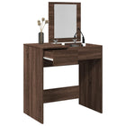 Kaptafel 73x46,5x120 cm bruin eikenkleurig