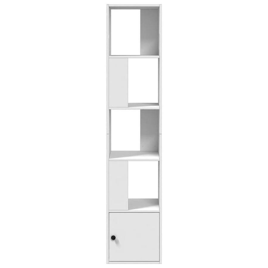 Boekenkast 40x36x189 cm bewerkt hout wit