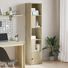 Bookcase 40x36x189 cm engineered wood Sonoma oak finish