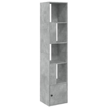 Boekenkast 40x36x189 cm bewerkt hout betongrijs