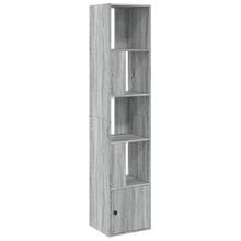 Boekenkast 40x36x189 cm bewerkt hout grijs sonoma eikenkleurig