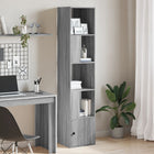 Boekenkast 40x36x189 cm grijs sonoma eiken bewerkt hout