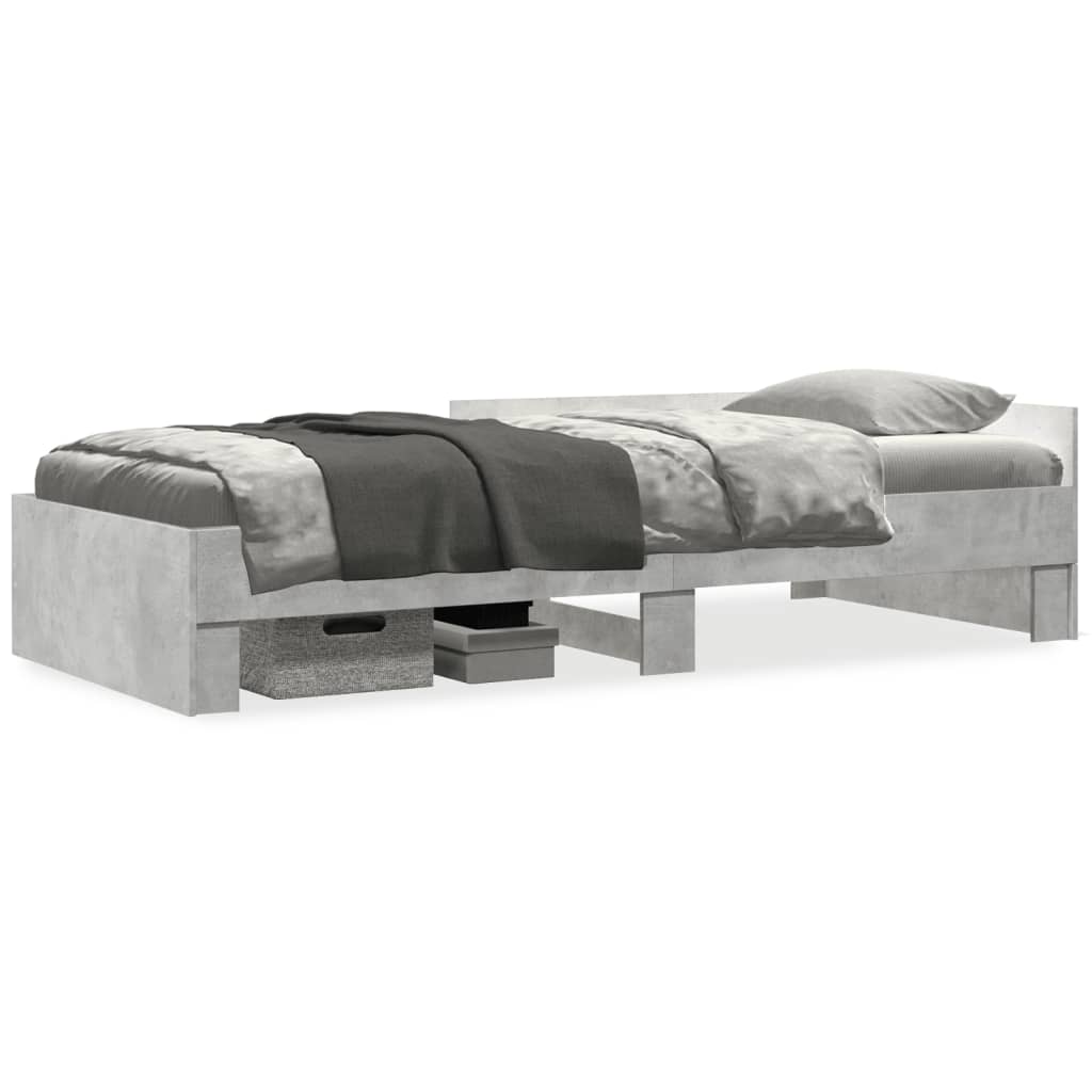 Bedframe Bewerkt Hout 100 x 200 cm