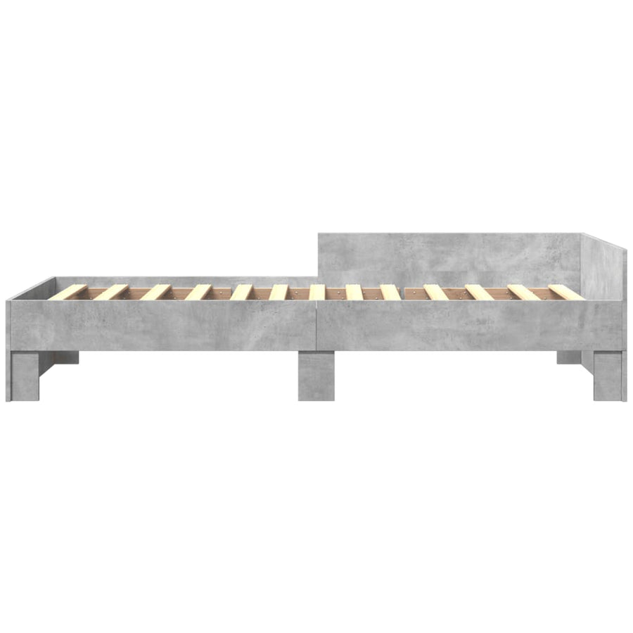 Bedframe Bewerkt Hout 100 x 200 cm