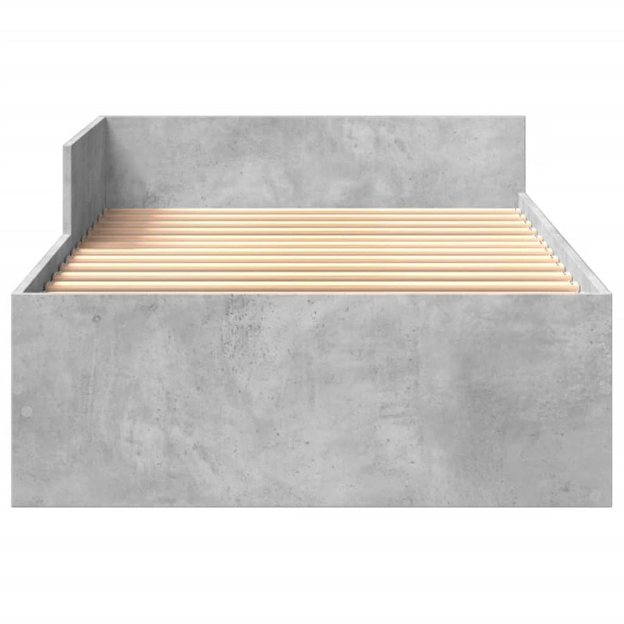 Bedframe Bewerkt Hout 100 x 200 cm
