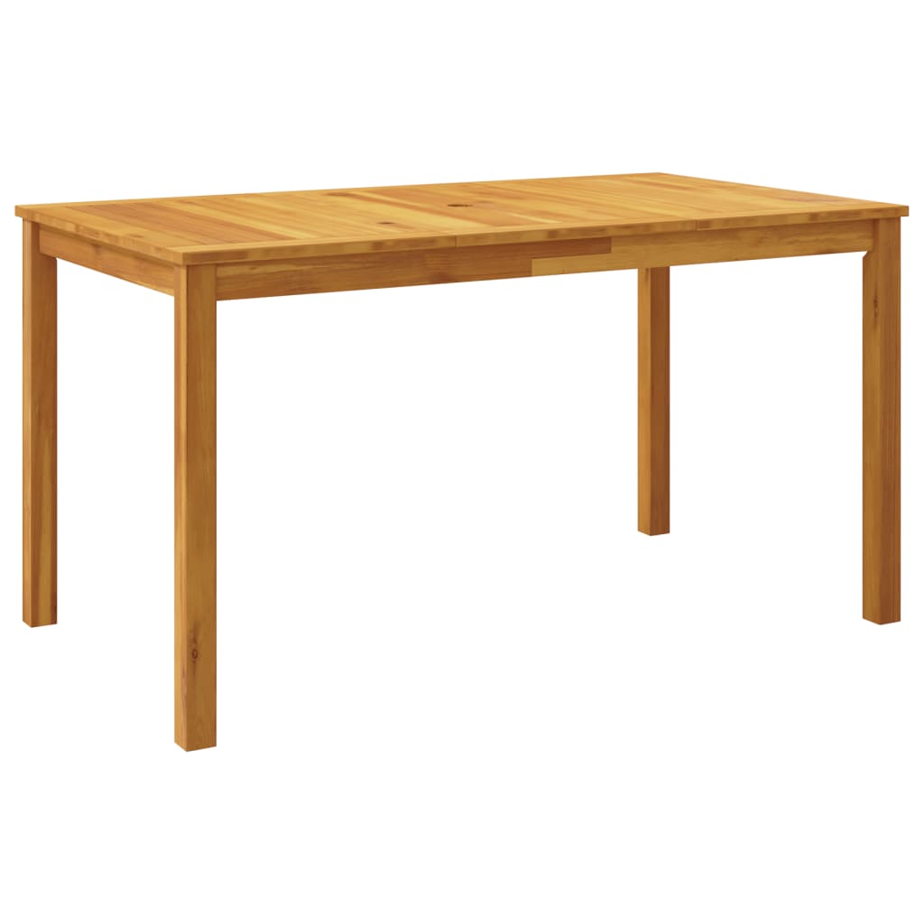 5-delige Eethoek 140x80x74 cm massief acaciahout