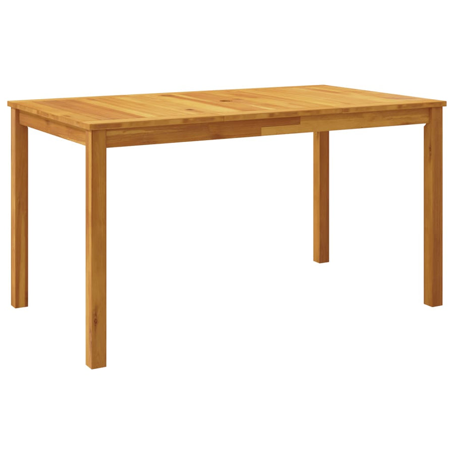 5-delige Eethoek 140x80x74 cm massief acaciahout