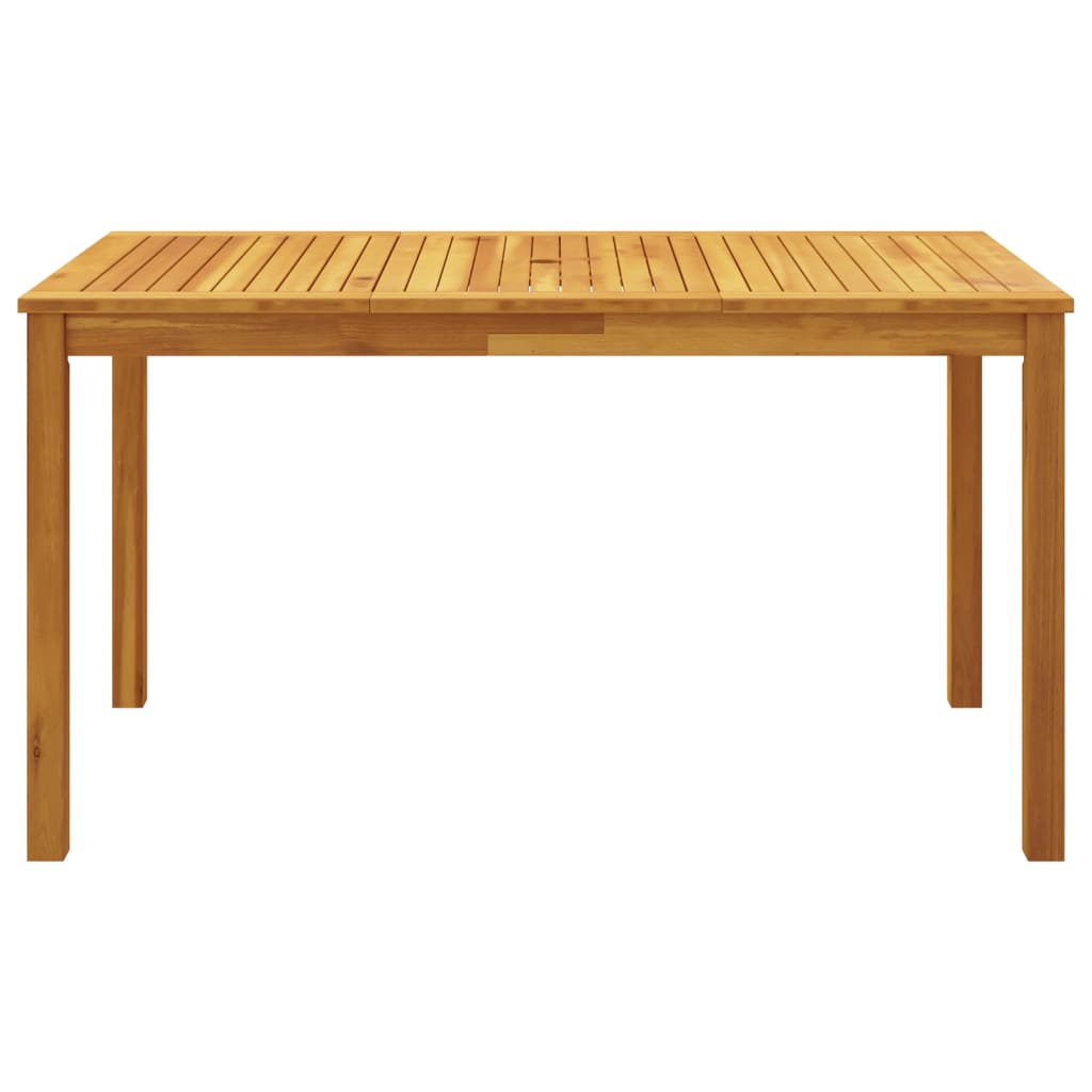 5-delige Eethoek 140x80x74 cm massief acaciahout