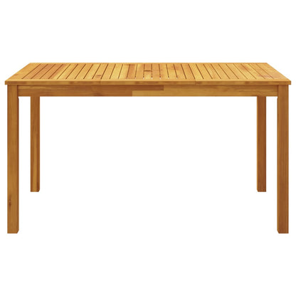 5-delige Eethoek 140x80x74 cm massief acaciahout