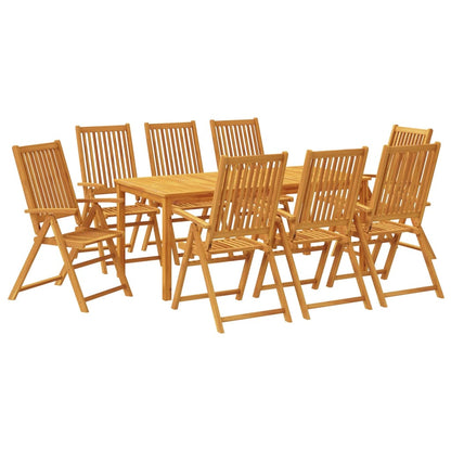 9-Delige Tuinset 180X90X75 Cm Massief Acaciahout 1