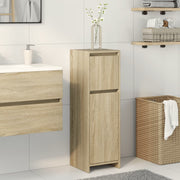 Badkamerkast 30x30x95 cm spaanplaat sonoma eiken
