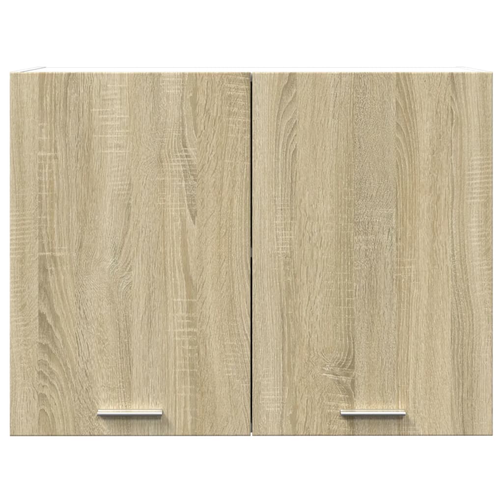 Hangkast 80x31x60 cm bewerkt hout sonoma eikenkleurig