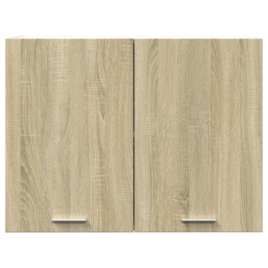 Hangkast 80x31x60 cm bewerkt hout sonoma eikenkleurig